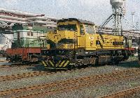 Čtyřnápravová lokomotiva 744.701 s motorem CAT 3512.